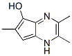1H-Cyclopentapyrazin-5-ol,2,3,6-trimethyl-(9CI) 化学構造式