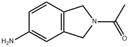 1-(5-aMino-1,3-dihydro-2H-isoindol-2-yl)-Ethanone 化学構造式