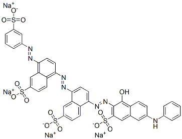 72245-54-6 2-Naphthalenesulfonic acid, 5-[[1-hydroxy-6-(phenylamino) -3-sulfo-2-naphthalenyl]azo]-8-[[6-sulfo-4-[(3 -sulfophenyl)azo]-1-naphthalenyl]azo]-, sodium salt