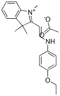 2-[2-[(4-ethoxyphenyl)amino]vinyl]-1,3,3-trimethyl-3H-indolium acetate|