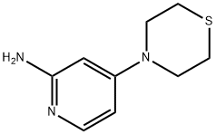 2-AMINO-4-(4-THIOMORPHOLINYL)PYRIDINE Struktur