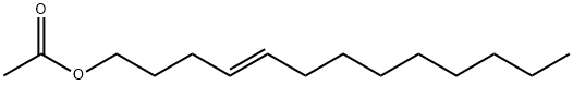 4-トリデセン-1-オールアセタート 化学構造式