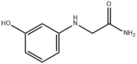 2-[(3-hydroxyphenyl)amino]acetamide  Structure