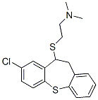 8-Chloro-10-[[2-(dimethylamino)ethyl]thio]-10,11-dihydrodibenzo[b,f]thiepin,72291-43-1,结构式