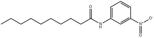 DECANOYL M-NITROANILINE 化学構造式