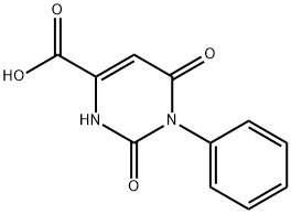 2,6-Dioxo-1-phenyl-1,2,3,6-tetrahydropyrimidine-4-carboxylic acid Structure