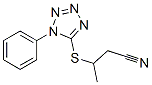 3-(1-Phenyl-1H-tetrazol-5-ylthio)butyronitrile Structure