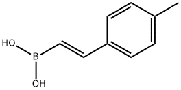 反-2-(4-甲苯基)乙烯基硼酸, 72316-17-7, 结构式