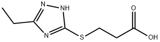 Propanoic acid, 3-[(5-ethyl-1H-1,2,4-triazol-3-yl)thio]- (9CI)|