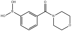 N-MORPHOLINYL 3-BORONOBENZAMIDE Struktur