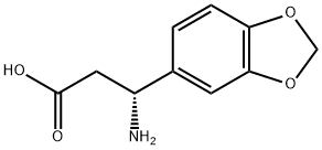 (R)-3-AMINO-3-(3,4-METHYLENEDIOXYPHENYL)PROPIONIC ACID Struktur