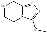 3-METHOXY-5,6,7,8-TETRAHYDRO-[1,2,4]TRIAZOLO[4,3-A]PYRAZINE, 723286-82-6, 结构式