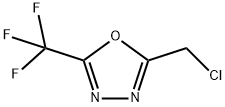2-CHLOROMETHYL-5-TRIFLUOROMETHYL-[1,3,4]OXADIAZOLE Struktur