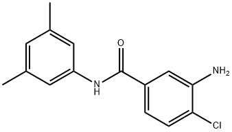 3-amino-4-chloro-N-(3,5-dimethylphenyl)benzamide Structure