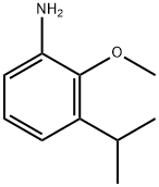 3-イソプロピル-2-メトキシアニリン 化学構造式