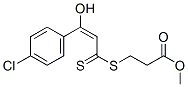 72347-57-0 3-[[3-(4-Chlorophenyl)-3-hydroxy-1-thioxo-2-propenyl]thio]propionic acid methyl ester