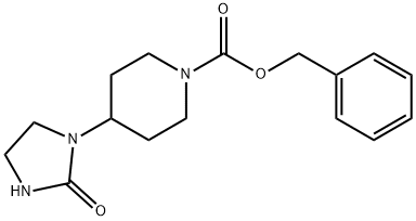 Benzyl 4-(2-oxoimidazolidin-1-yl)piperidine-1-carboxylate Structure