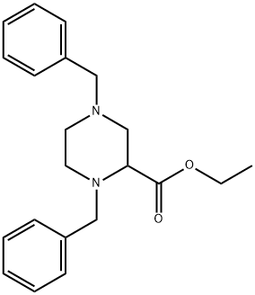 1,4-二苄基哌嗪-2-羧酸乙酯, 72351-59-8, 结构式