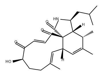 1H-Cycloundec(d)isoindole-1,12,15-trione, 2,3,3a,4,6a,9,10,11-octahydr o-11-hydroxy-4,5,8-trimethyl-3-(2-methylpropyl)-, (3S,3aR,4S,6aS,7E,11 S,13E,15aS)-|