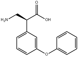 (S)-3-(3-PHENOXYPHENYL)-BETA-ALANINE 结构式