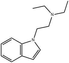 N,N-diethyl-1H-indole-1-ethylamine Structure