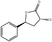 trans-3-chlorodihydro-5-phenylfuran-2(3H)-one,72406-99-6,结构式