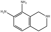 7,8-Isoquinolinediamine,  1,2,3,4-tetrahydro- Structure