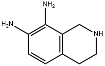 7,8-Isoquinolinediamine,  1,2,3,4-tetrahydro- 结构式