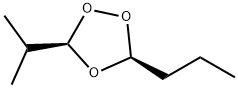 1,2,4-Trioxolane,3-(1-methylethyl)-5-propyl-,cis-(9CI) 化学構造式