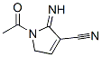 1H-Pyrrole-3-carbonitrile, 1-acetyl-2,5-dihydro-2-imino- (9CI) Struktur