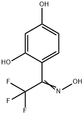 Ethanone, 1-(2,4-dihydroxyphenyl)-2,2,2-trifluoro-, oxime (9CI) 化学構造式