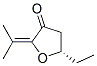 3(2H)-Furanone, 5-ethyldihydro-2-(1-methylethylidene)-, (5S)- (9CI),724477-80-9,结构式