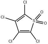 2,3,4,5-TETRACHLOROTHIOPHENE 1,1-DIOXIDE 化学構造式