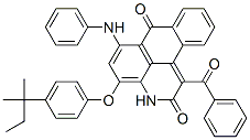 72453-58-8 1-苯甲酰基-4-[4-(1,1-二甲基丙基)苯氧基]-6-(苯基氨基)-3H-二苯并[F,IJ]-2,7-异喹啉二酮