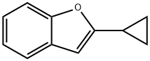 Benzofuran,  2-cyclopropyl- Structure