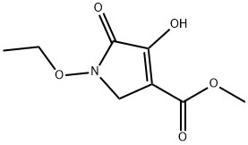 1H-Pyrrole-3-carboxylicacid,1-ethoxy-2,5-dihydro-4-hydroxy-5-oxo-,methylester(9CI) 结构式