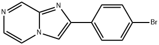 2-(4-bromophenyl)imidazo[1,2-a]pyrazine Structure