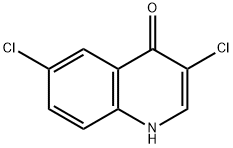 4(1H)-Quinolinone,  3,6-dichloro- 结构式