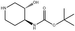 (3S,4S)-3-羟基-4-BOC-氨基哌啶, 724788-22-1, 结构式