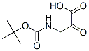 Propanoic acid, 3-[[(1,1-dimethylethoxy)carbonyl]amino]-2-oxo- (9CI) 结构式