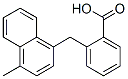 2-[(4-methylnaphthalen-1-yl)methyl]benzoic acid 结构式