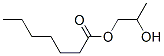 2-hydroxypropyl heptanoate Struktur