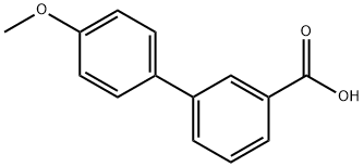 4'-甲氧基联苯-3-羧酸 结构式
