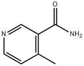 4-甲基吡啶-3-甲酰胺, 7250-52-4, 结构式