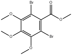methyl 2,6-dibromo-3,4,5-trimethoxy-benzoate,7251-49-2,结构式