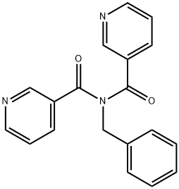 N-苄基-N-烟酰烟酰胺, 7252-85-9, 结构式