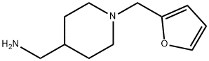 1-(2-FURYLMETHYL)PIPERID-4-YL]METHYLAMINE Structure