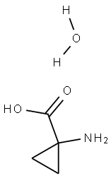 Cyclopropanecarboxylicacid,1-amino-,monohydrate(9CI) Structure