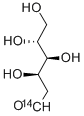 2-脱氧-D-葡萄糖-1-14C,72561-26-3,结构式