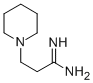 1-Piperidinepropanimidamide(9CI) 结构式